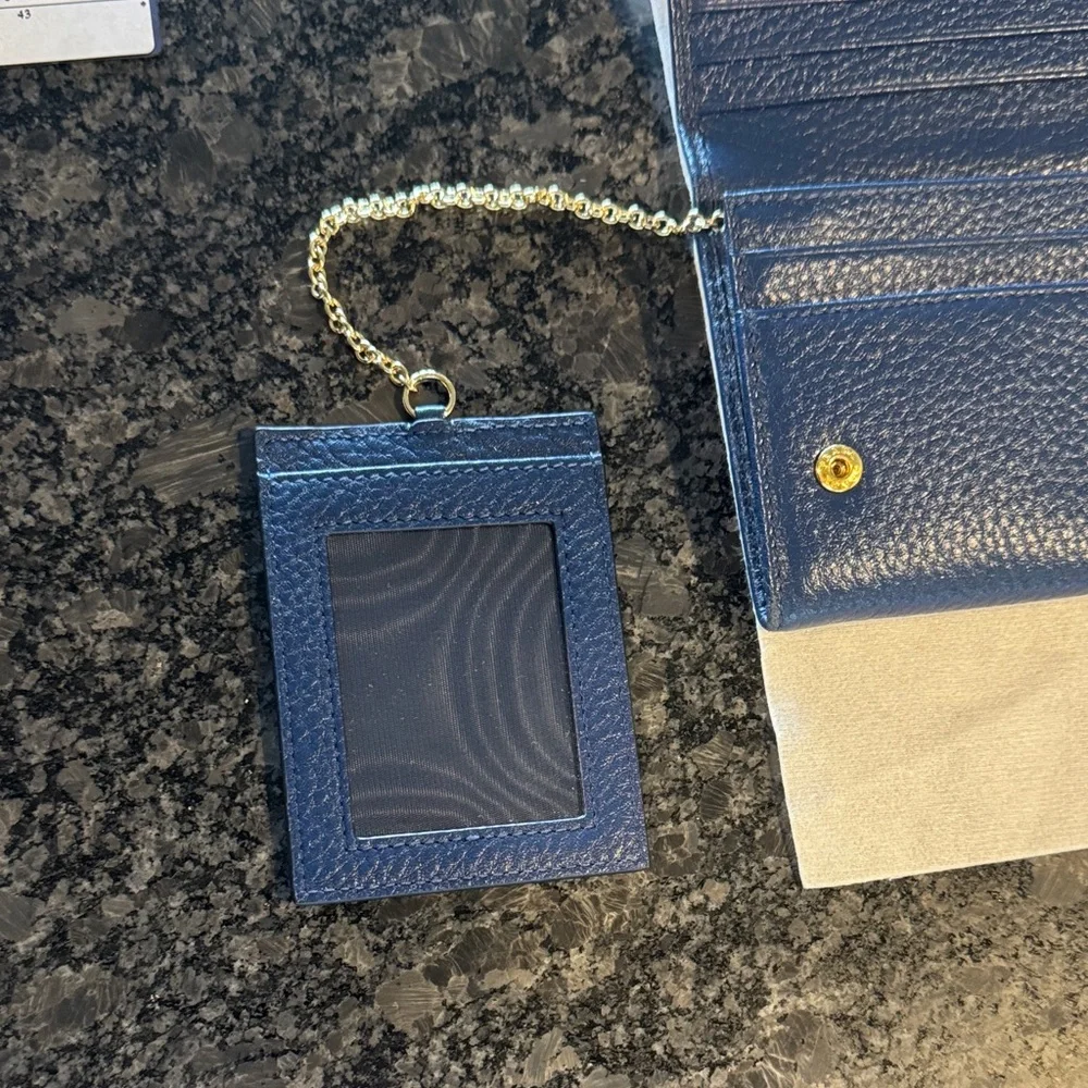 Prada Elegant Blue Wallet Set - Picture 4 of 12